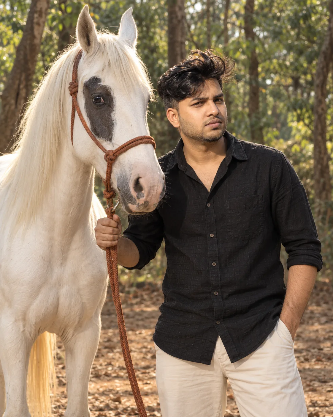 Horse Riding Portrait