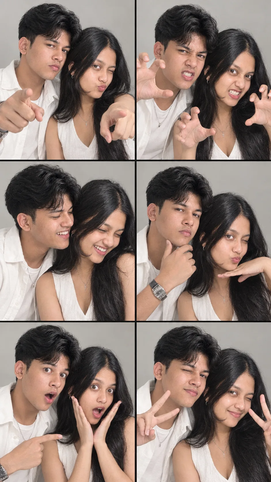 Six Frames, One Vibe | Korean Photobooth Couple Moments