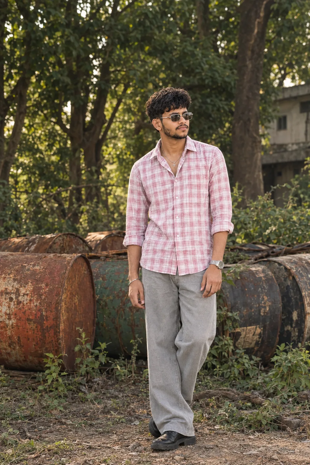Rustic Industrial Portrait