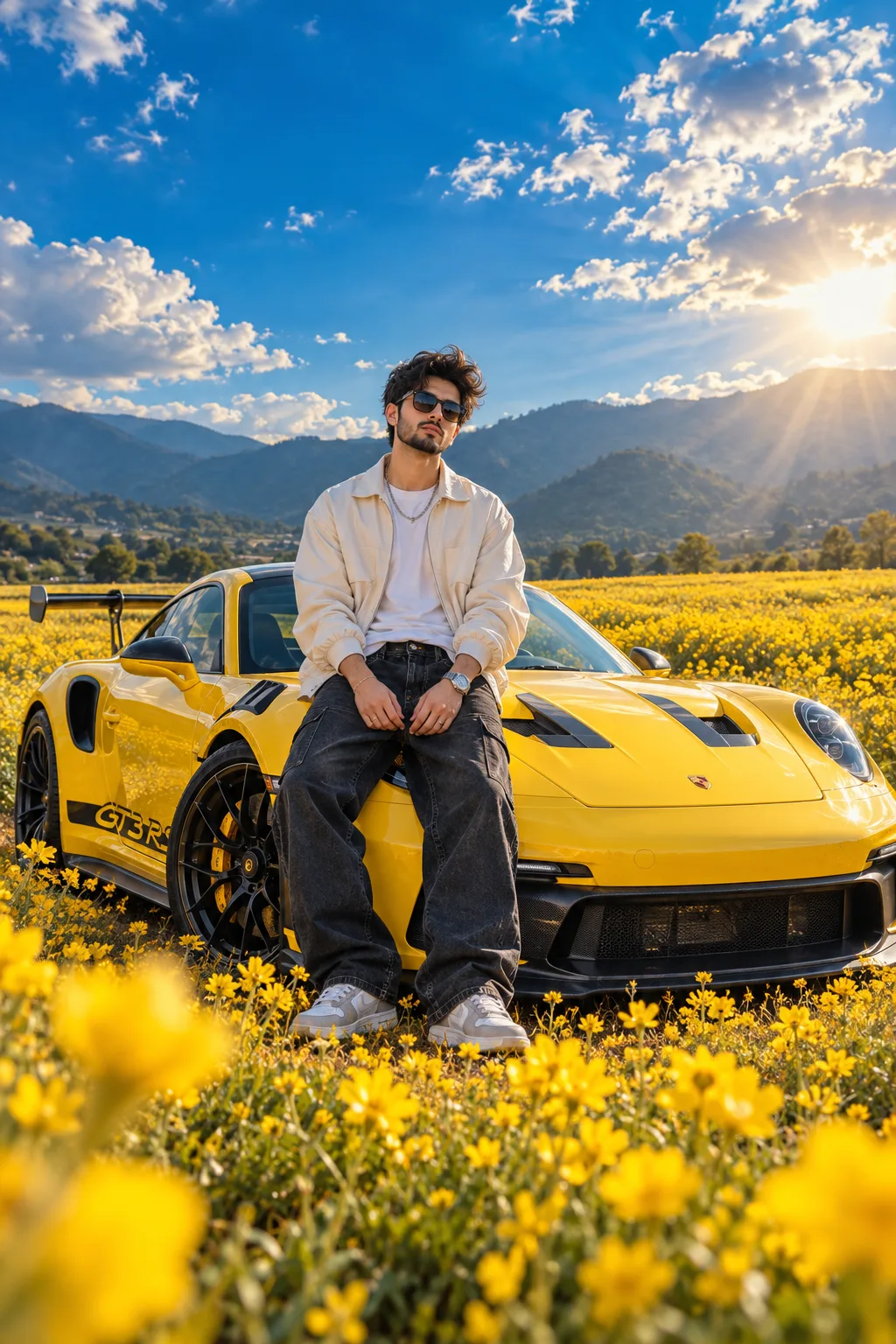 Ultra realistic cinematic portrait of a young man