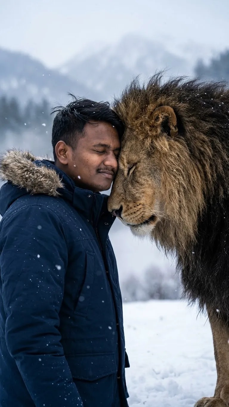 Winter Bond lion