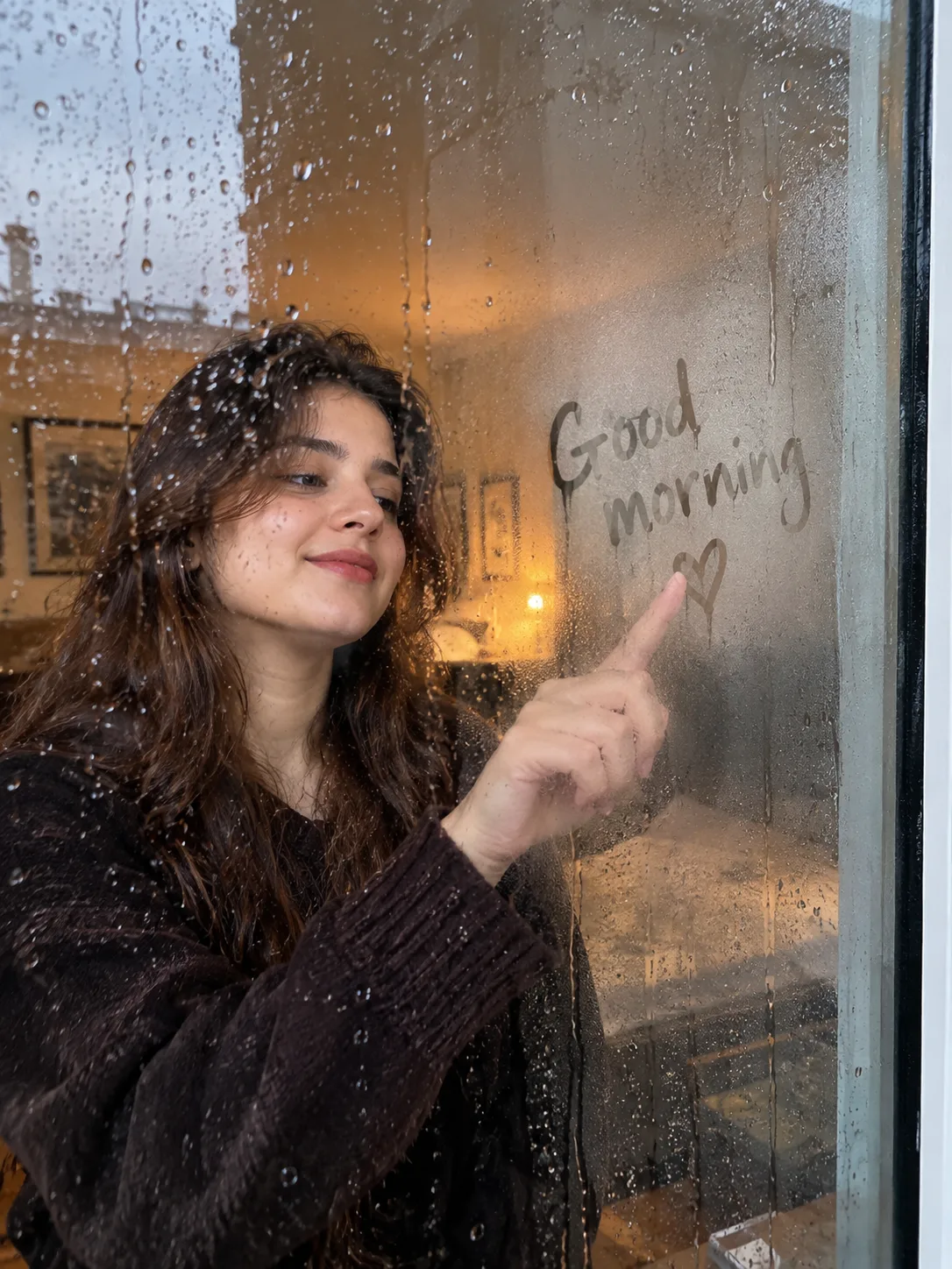 Good Morning Through the Rain” 🌧️☀️