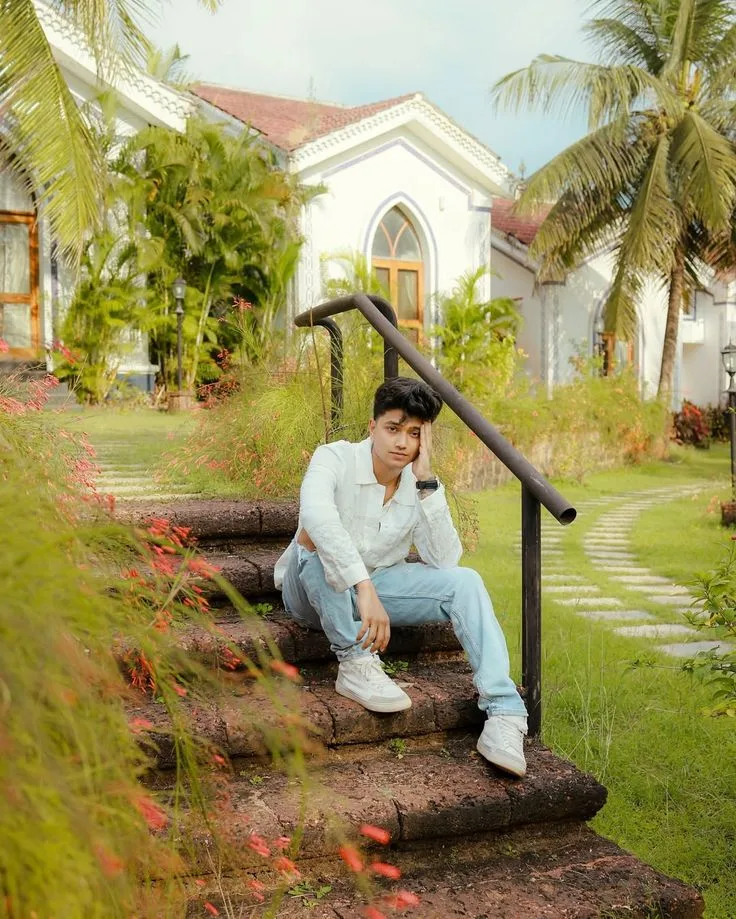 Tropical Resort Garden Portrait