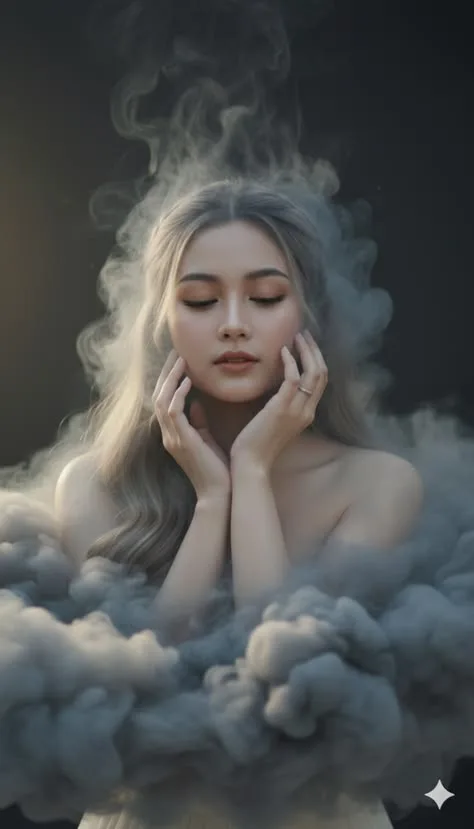 Serene Mystique: Lost in the Grey Clouds