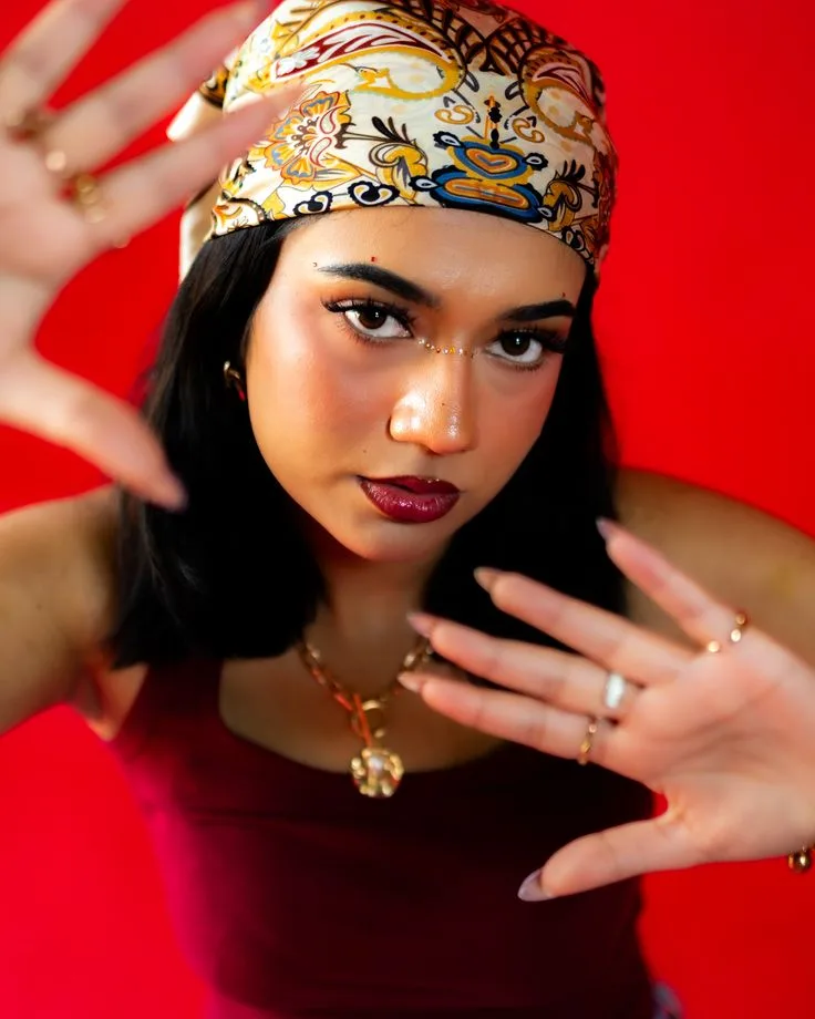 Retro Red Bandana Portrait ❤️‍🔥
