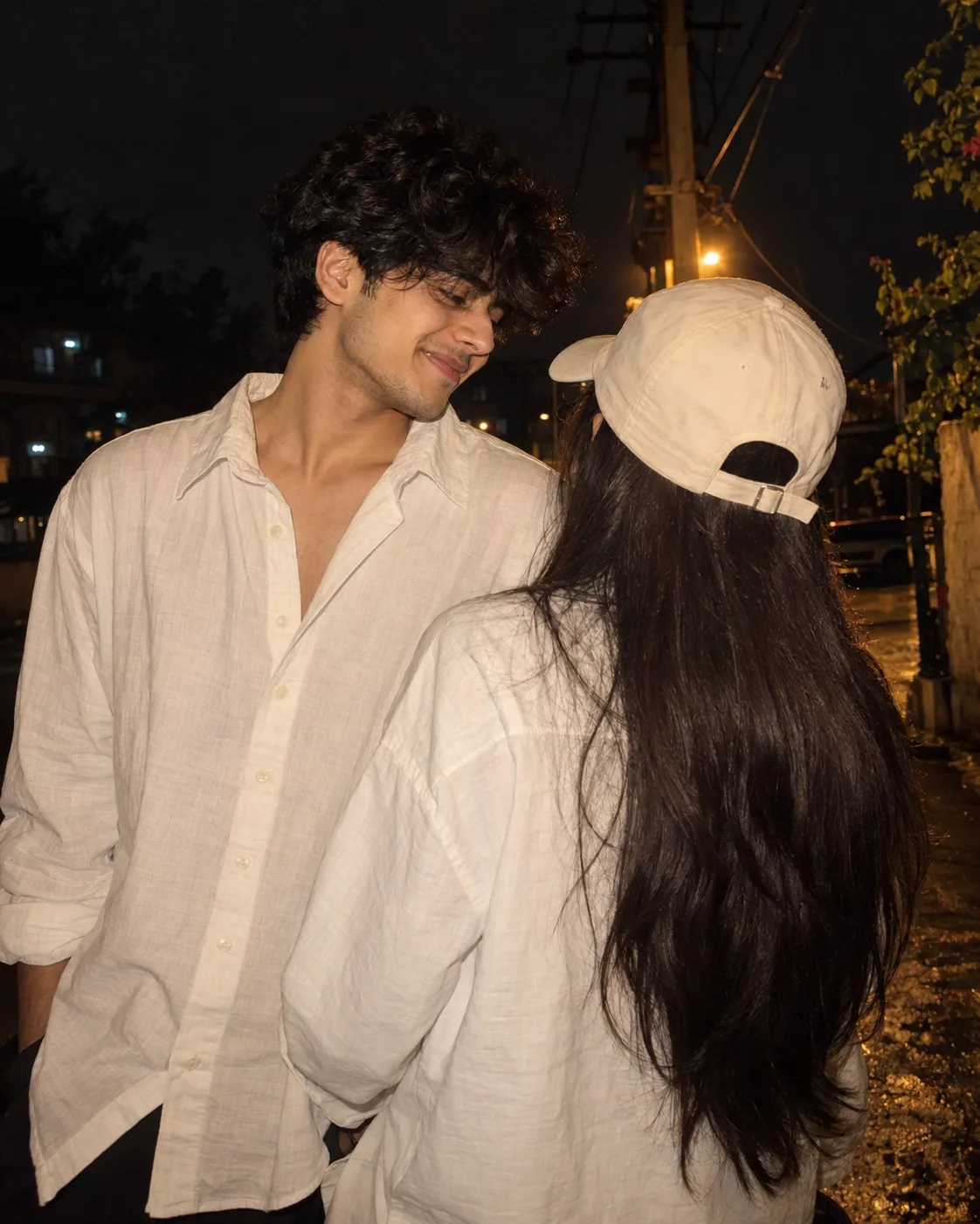 Ultra realistic cinematic portrait of a romantic couple