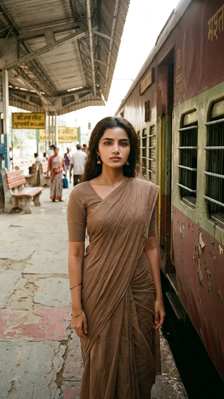 1990s Railway Platform Portrait