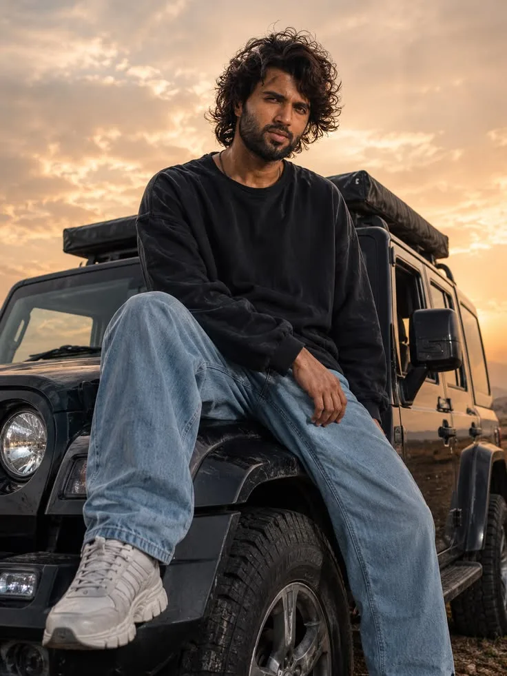 Rugged Golden Hour SUV Portrait | Cinematic Men’s Fashion