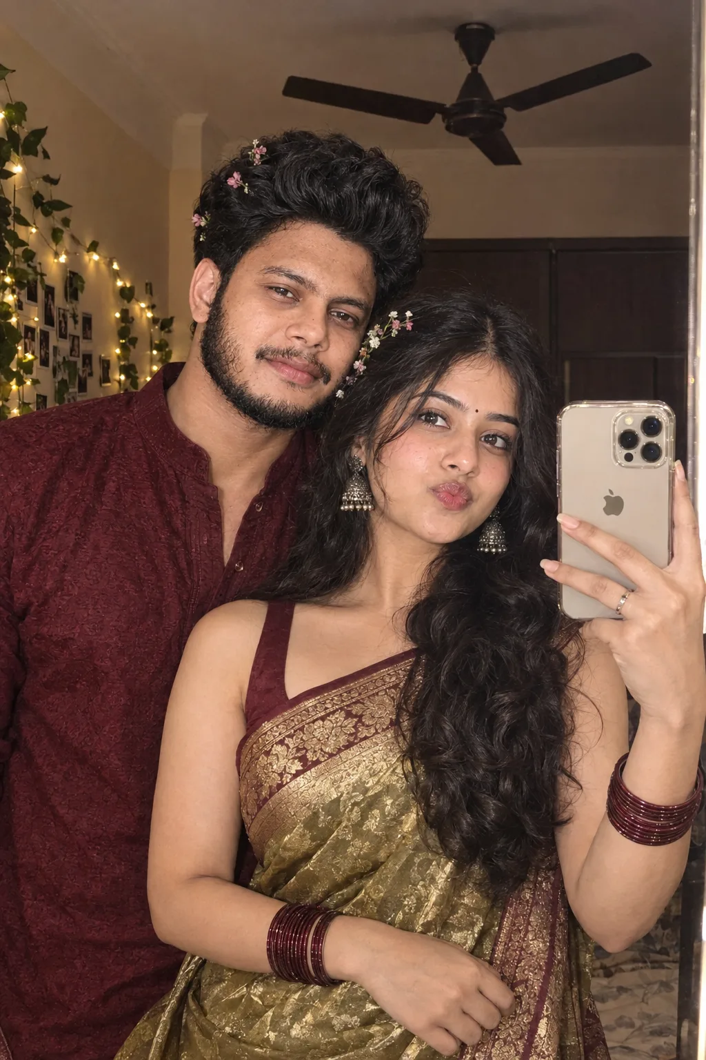 Romantic Mirror Selfie Prompt