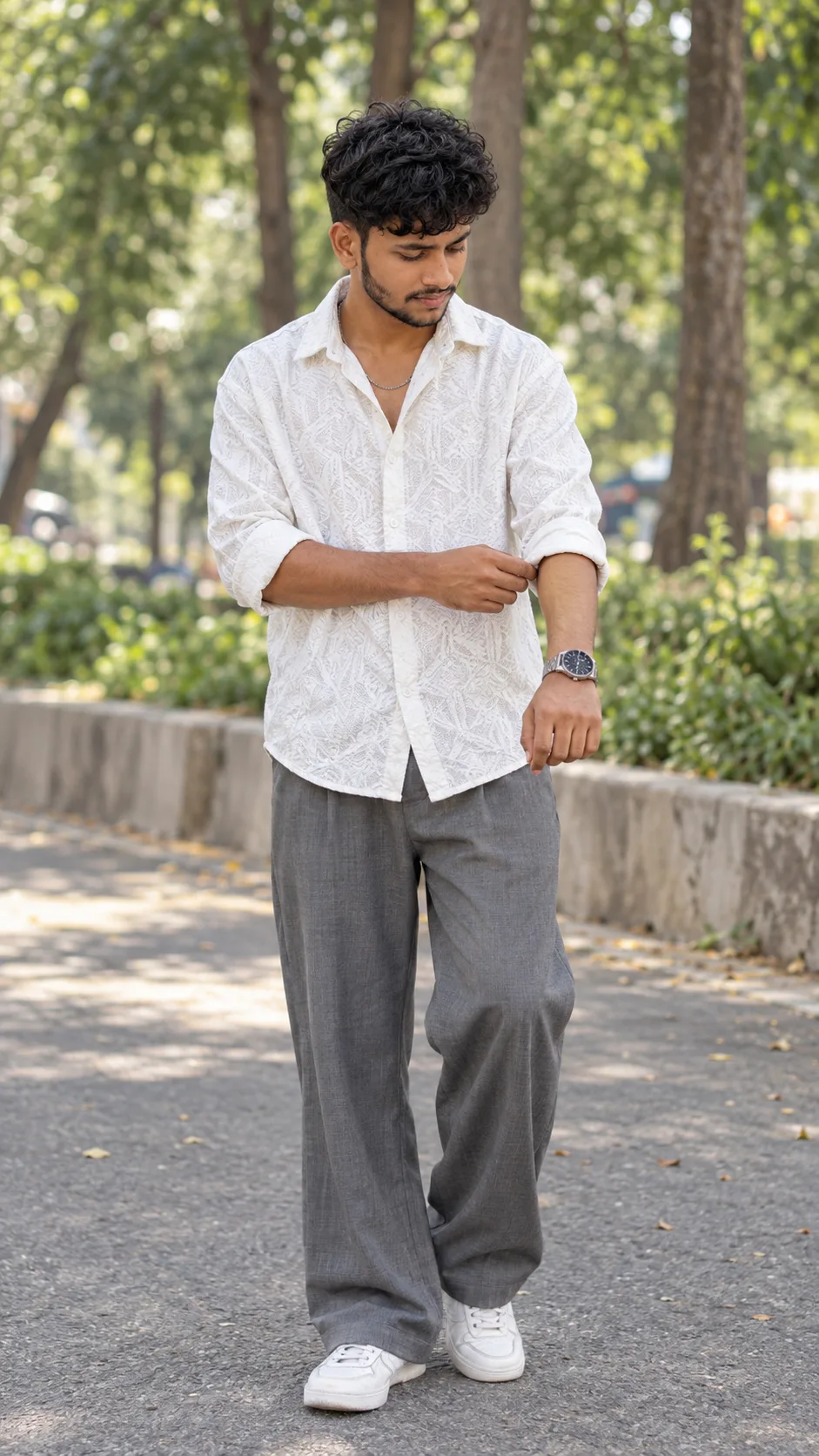 Candid Urban Fashion Portrait