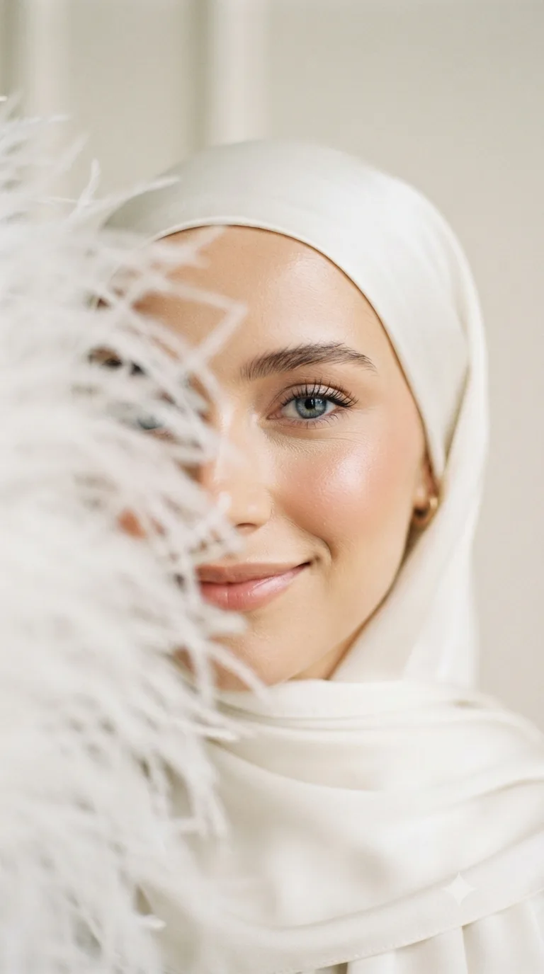 Close up vertical portrait of a young girl