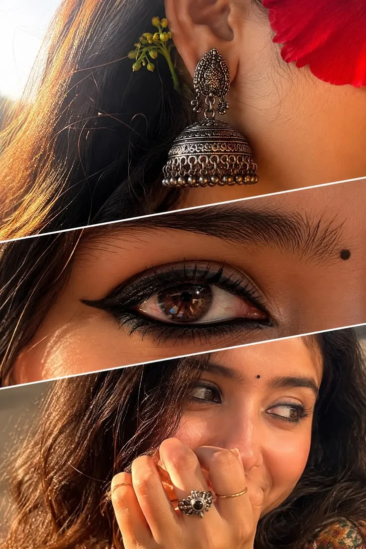 Indian Eye Makeup Collage✨