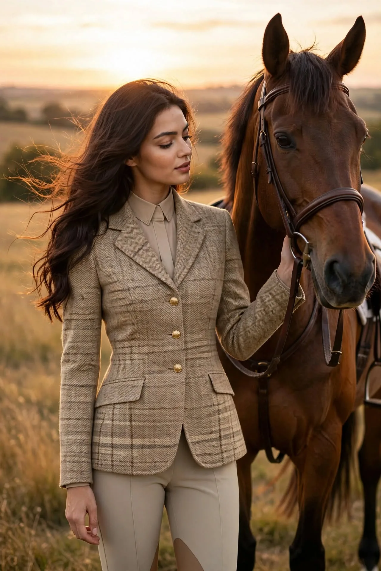Girl & horse