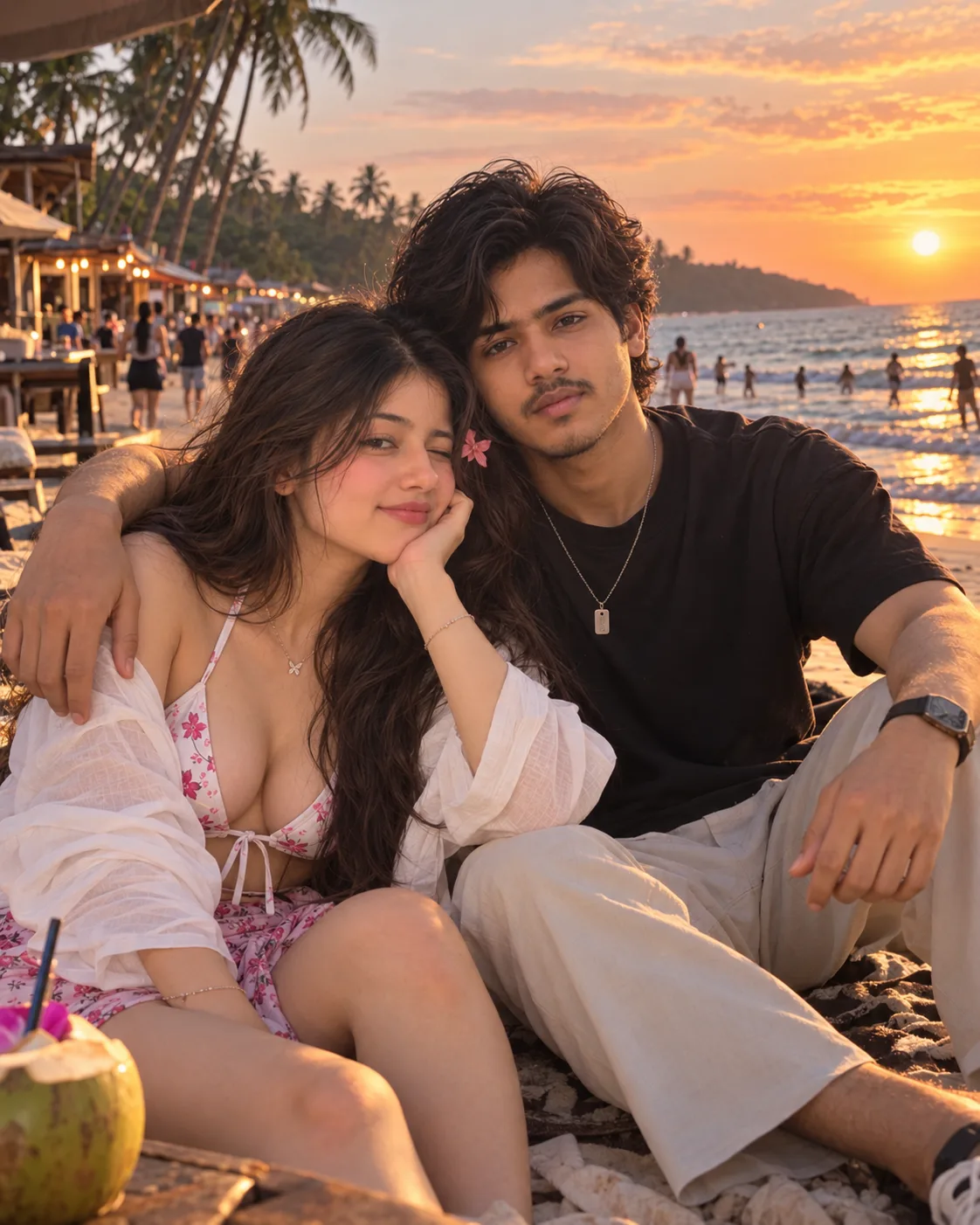 Sofia & Samad — Goa Sunset