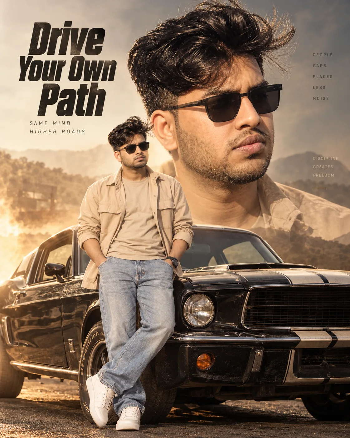 Speed x Style Automotive Editorial Portrait