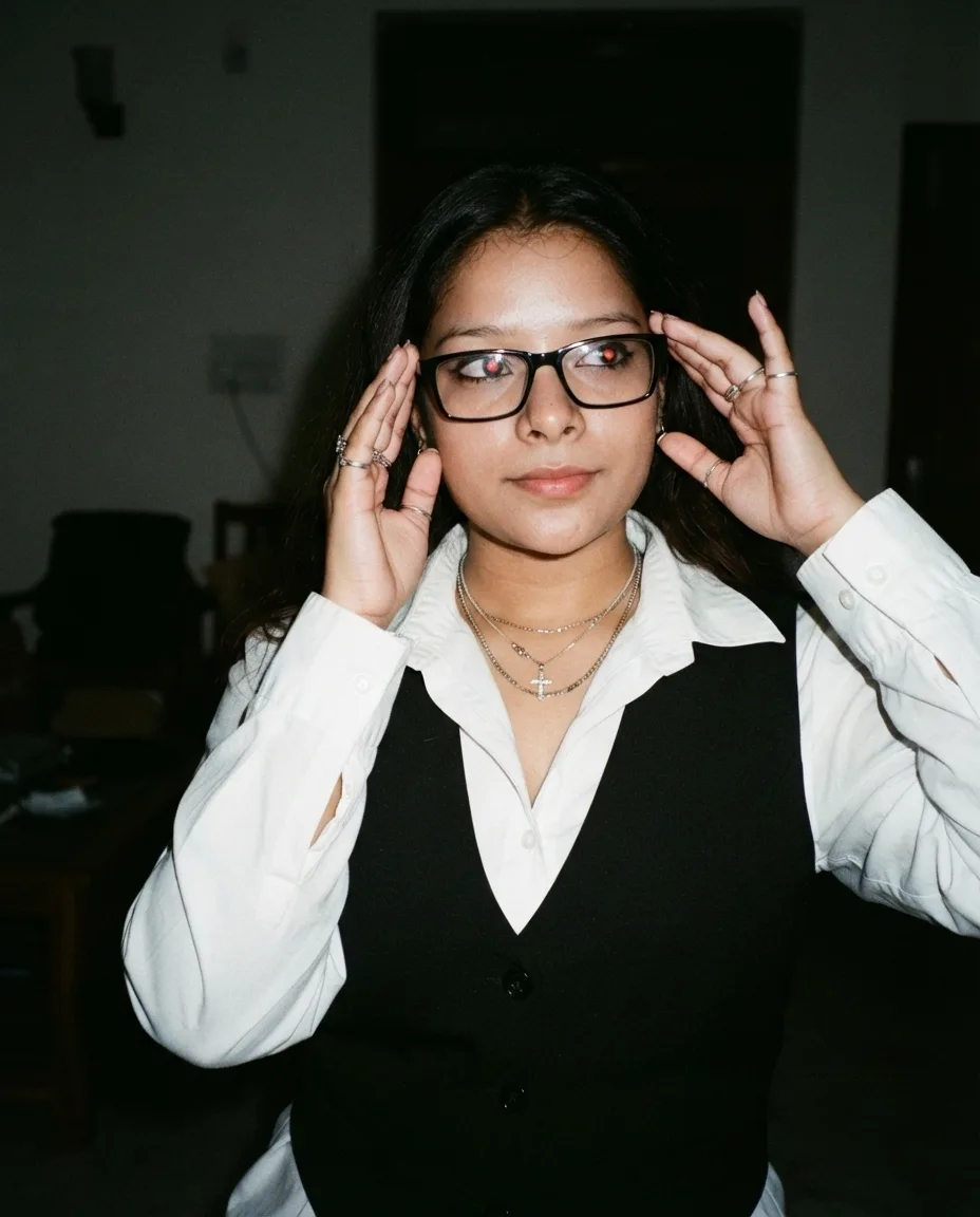 Realistic skin and body proportions, photo realistic candid portrait of a young girl