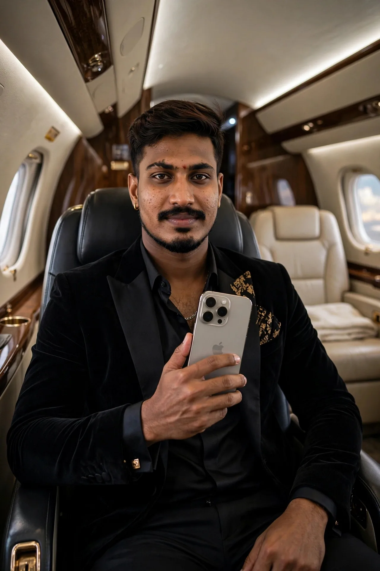 Private Jet Rich Lifestyle - Luxury Boy Look`