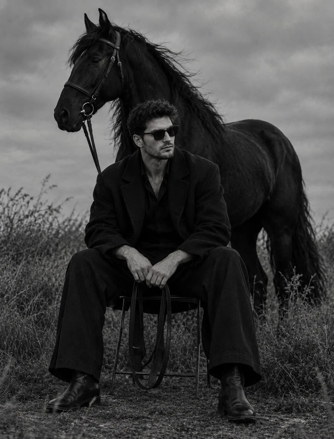 The Dark horse portrait
