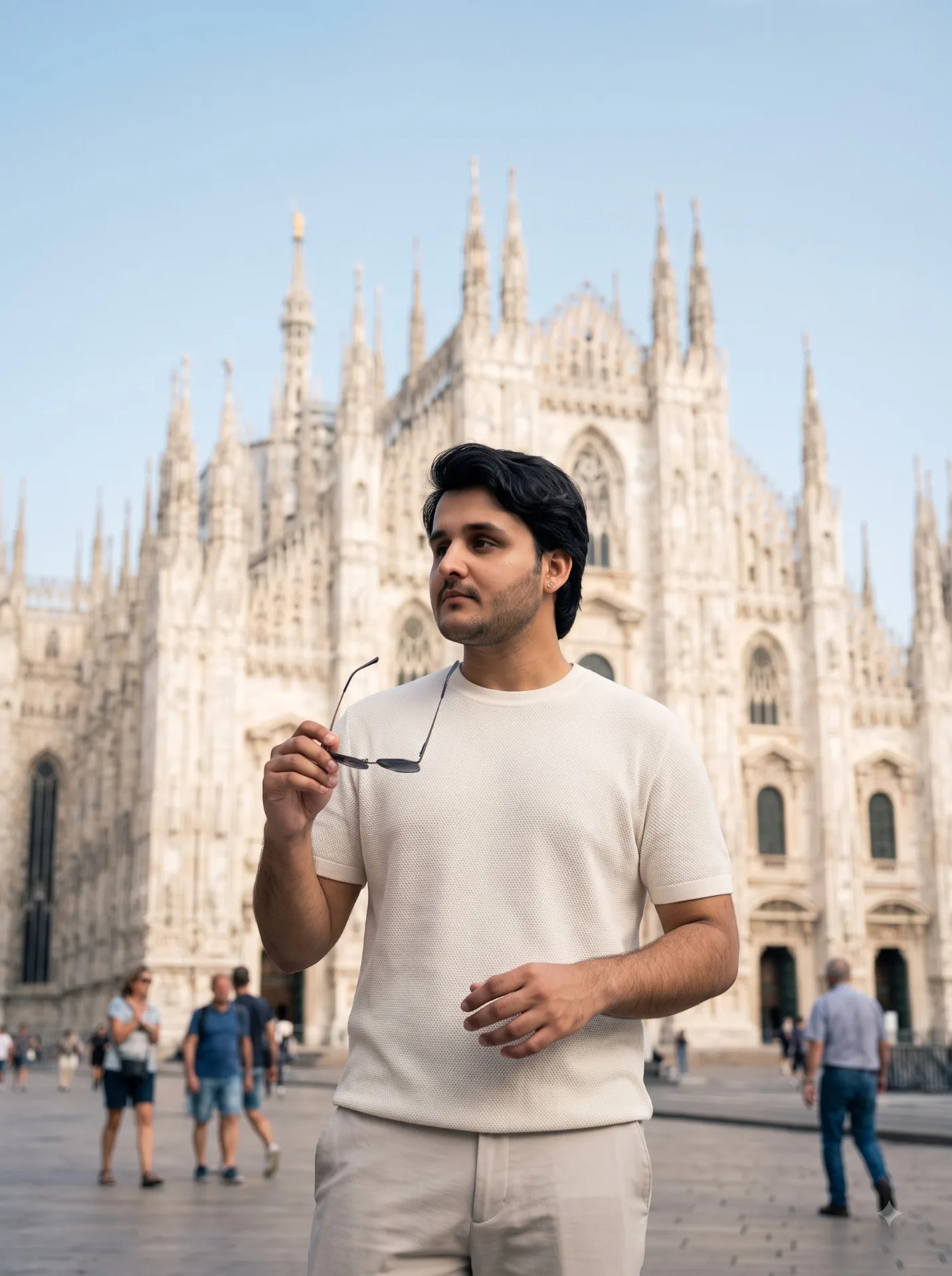 Monumental Milan cathedral