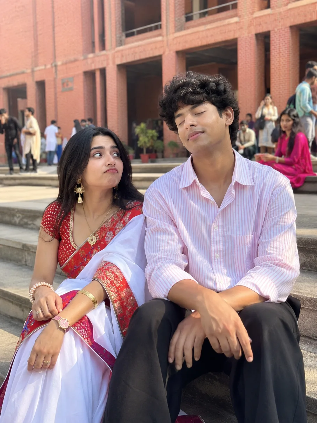 Ultra realistic cinematic couple portrait