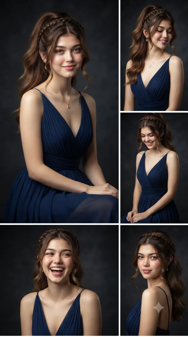 Ultra realistic IMAX level netflix style cinematic elegant collage portrait