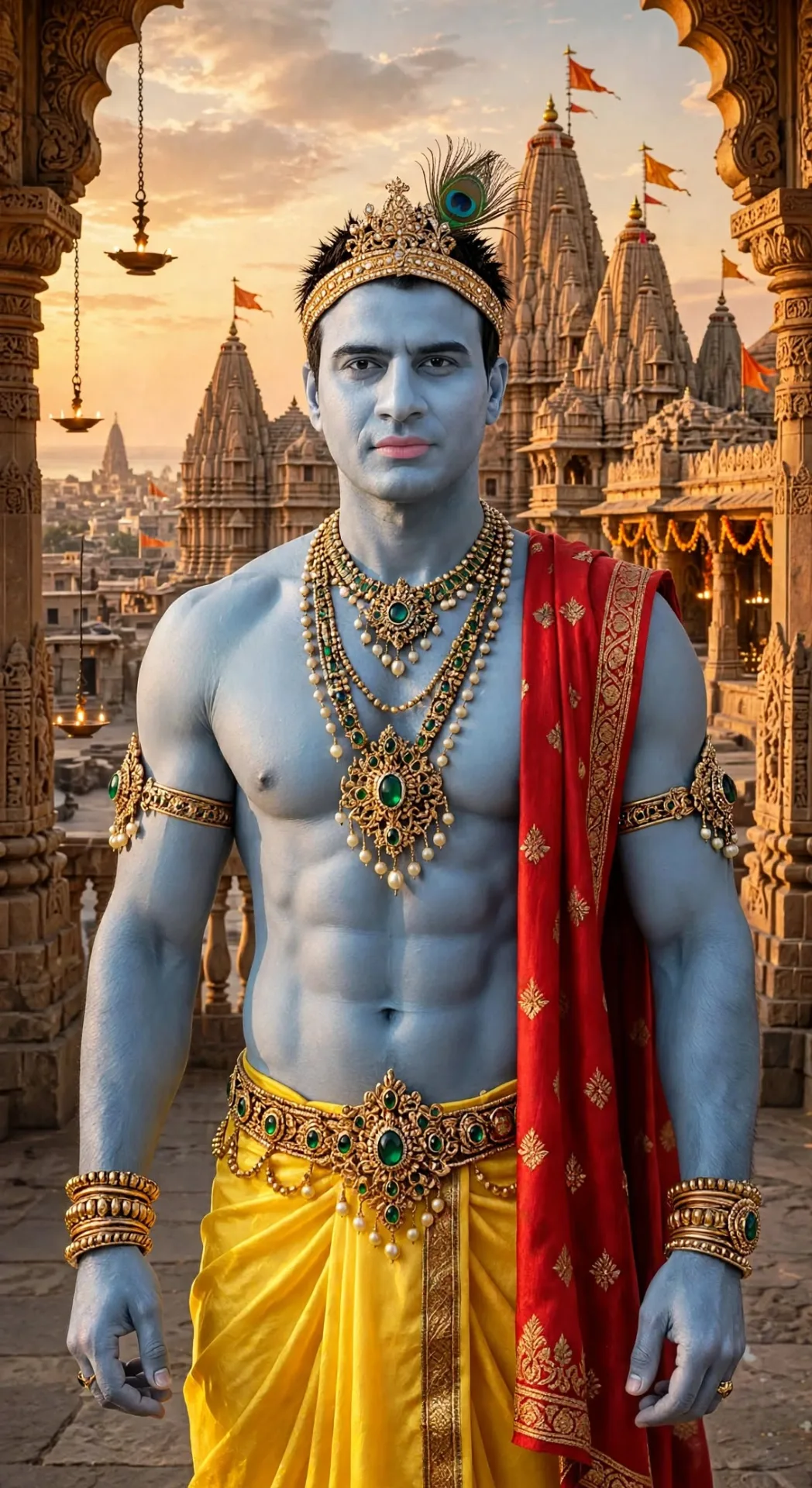 Krishna look