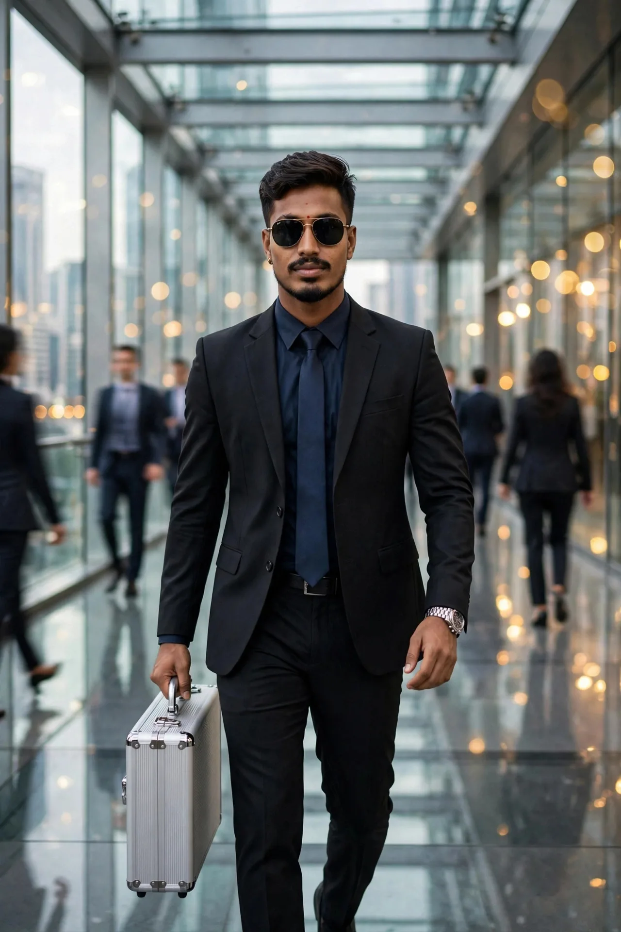 Boss looking