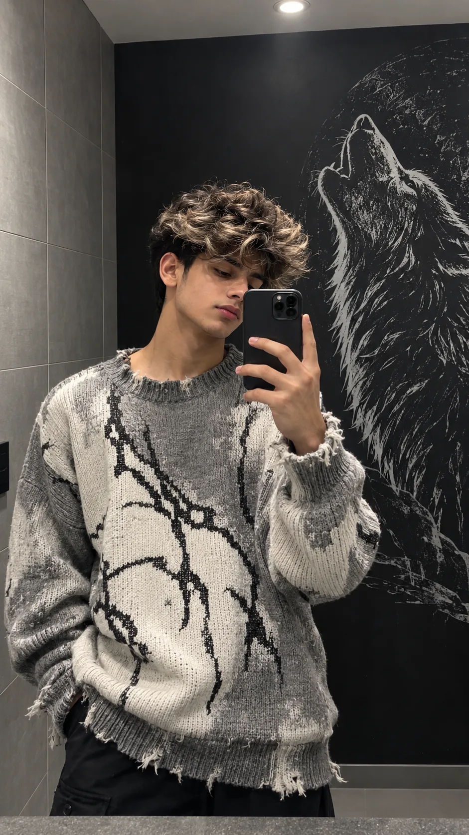 Social Media Mirror Selfie Prompt