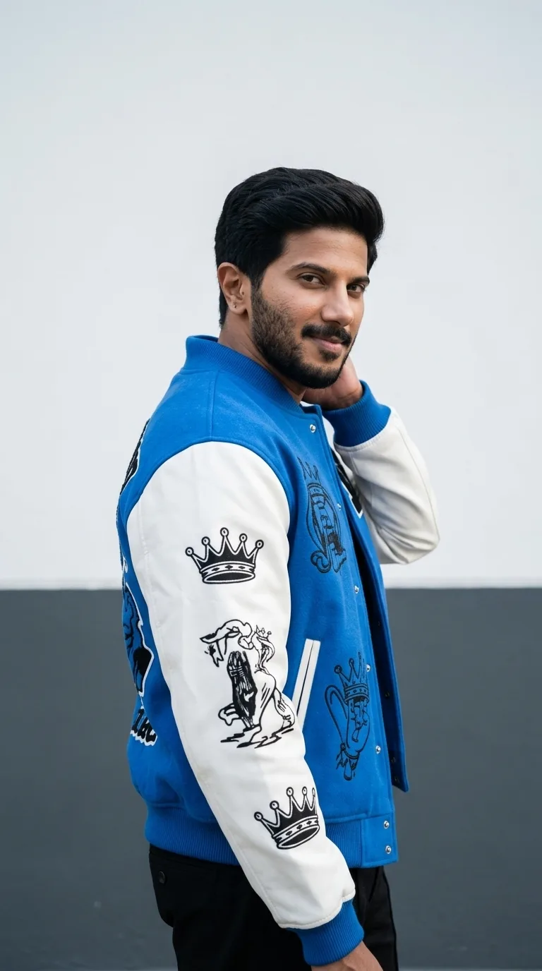 BOYS STYLISH BLUE JACKET PORTRAIT