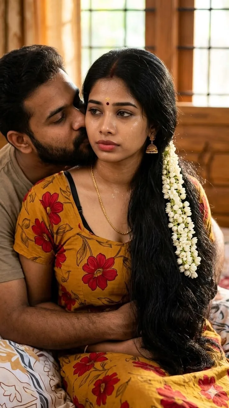 Traditional Indian Couple – Intimate Home Portrait