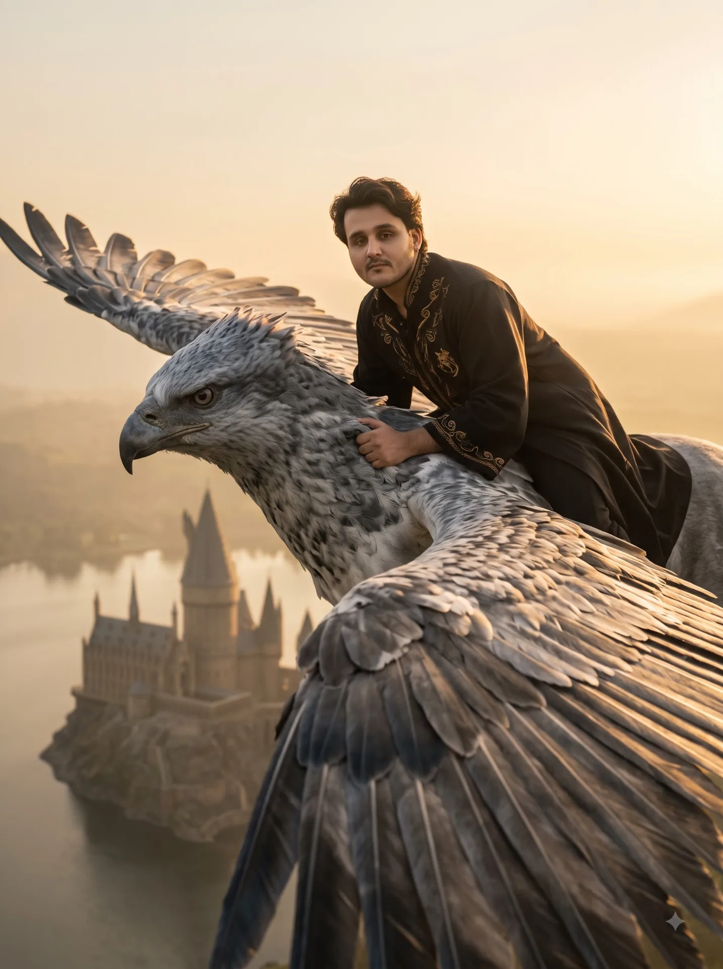 Golden Hour - Harry potter ai image prompt