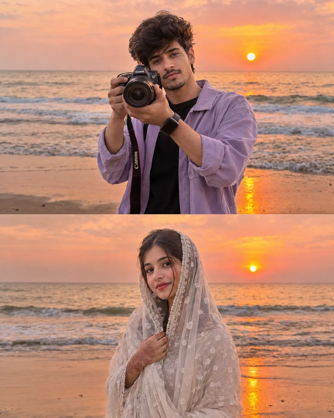 Sunset Stories — A Cinematic Beach Photoshoot