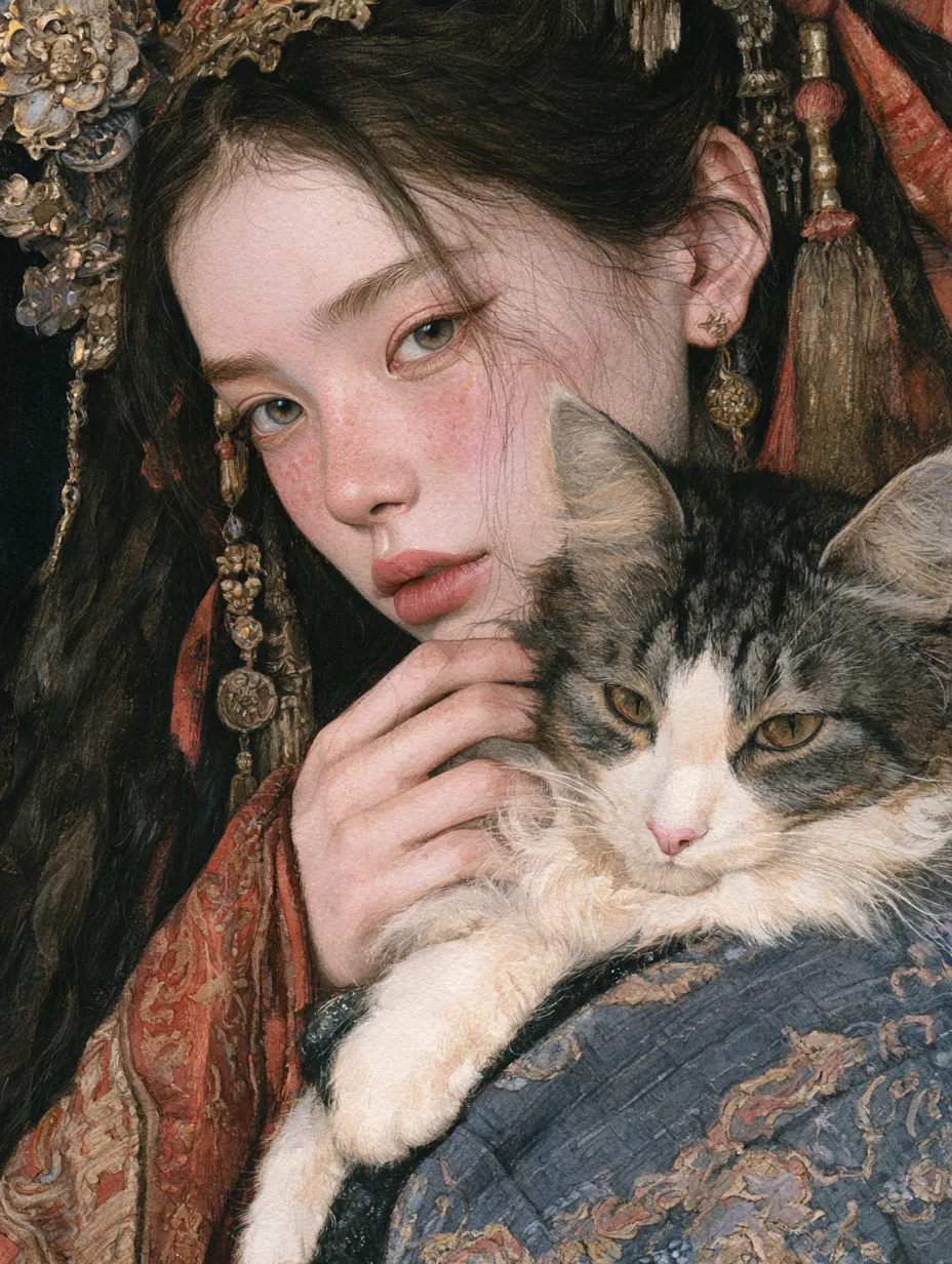 The Cat and the Enchantress