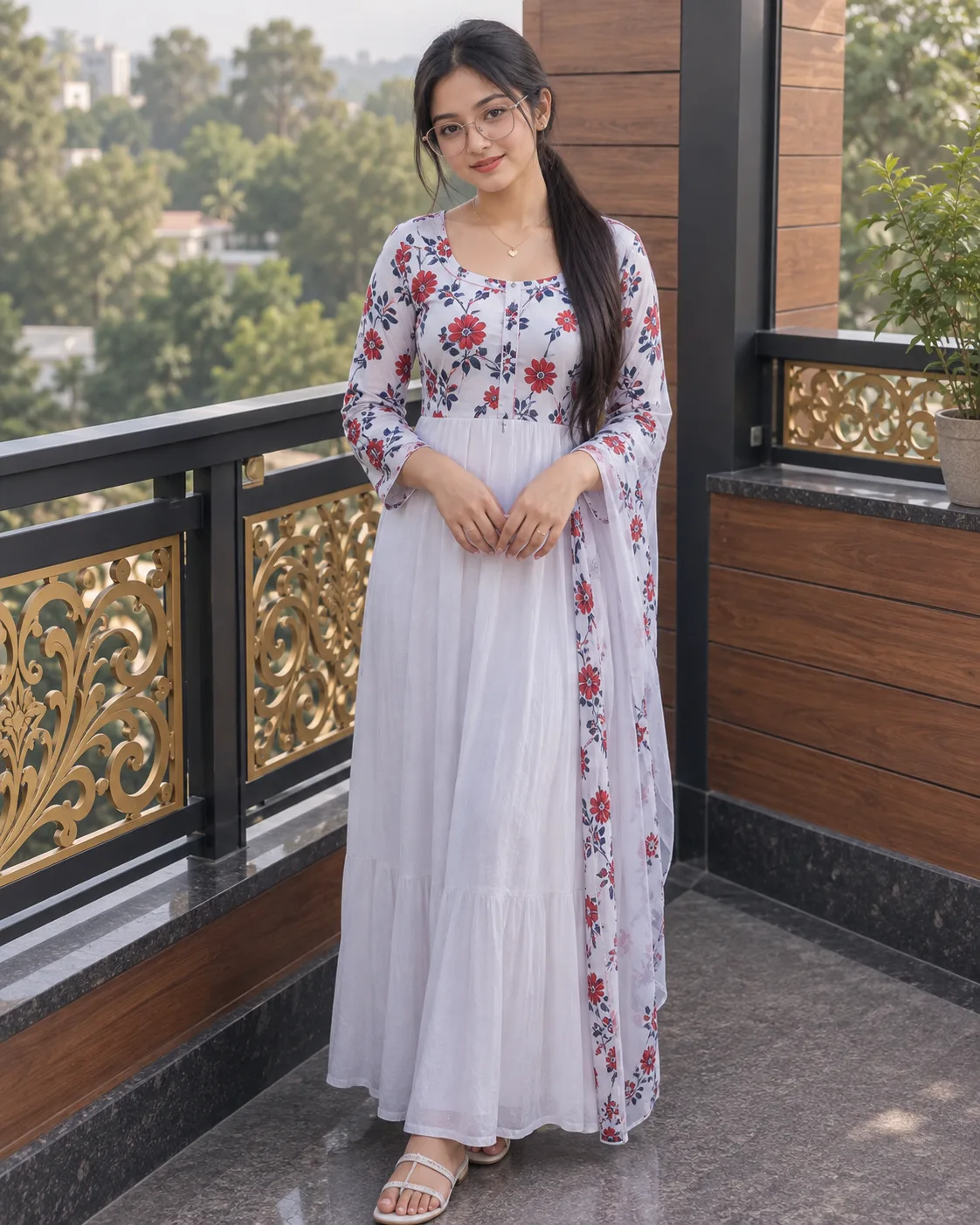 Beautiful young adult South Asian woman