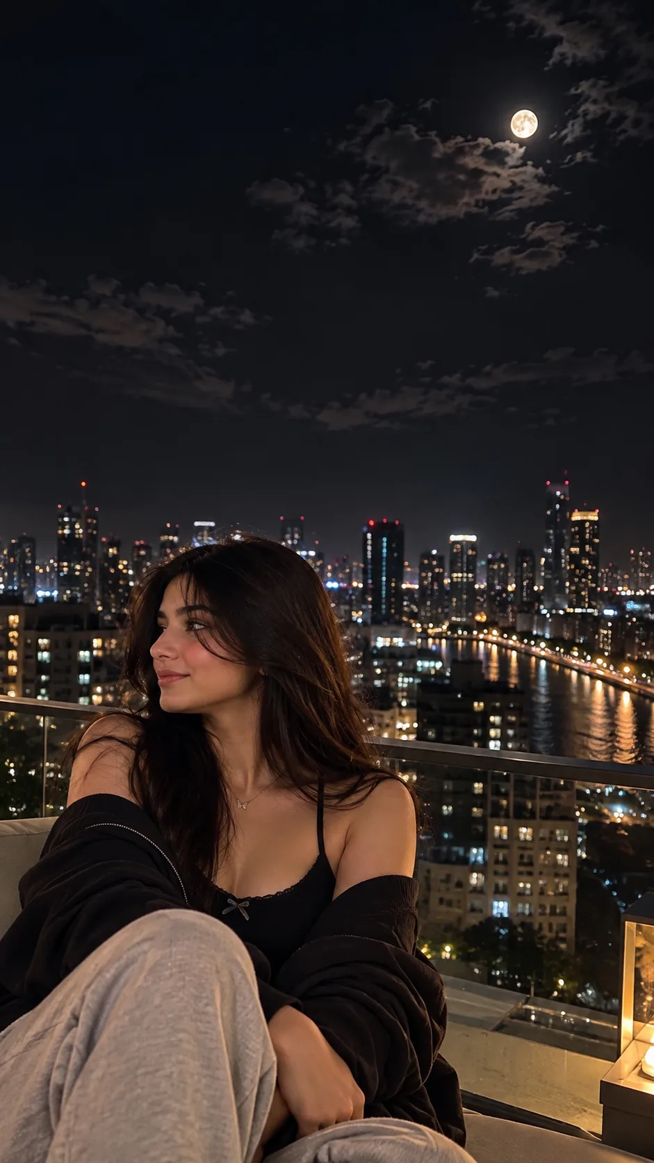 Moonlight Over the City