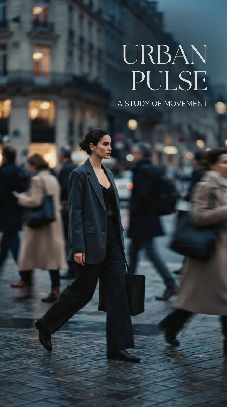 Slow Motion Fashion | Experimental Editorial Poster