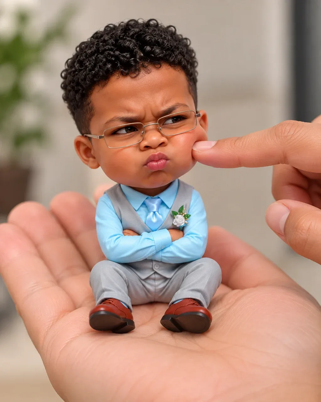 Mini chibi version Ai Portrait