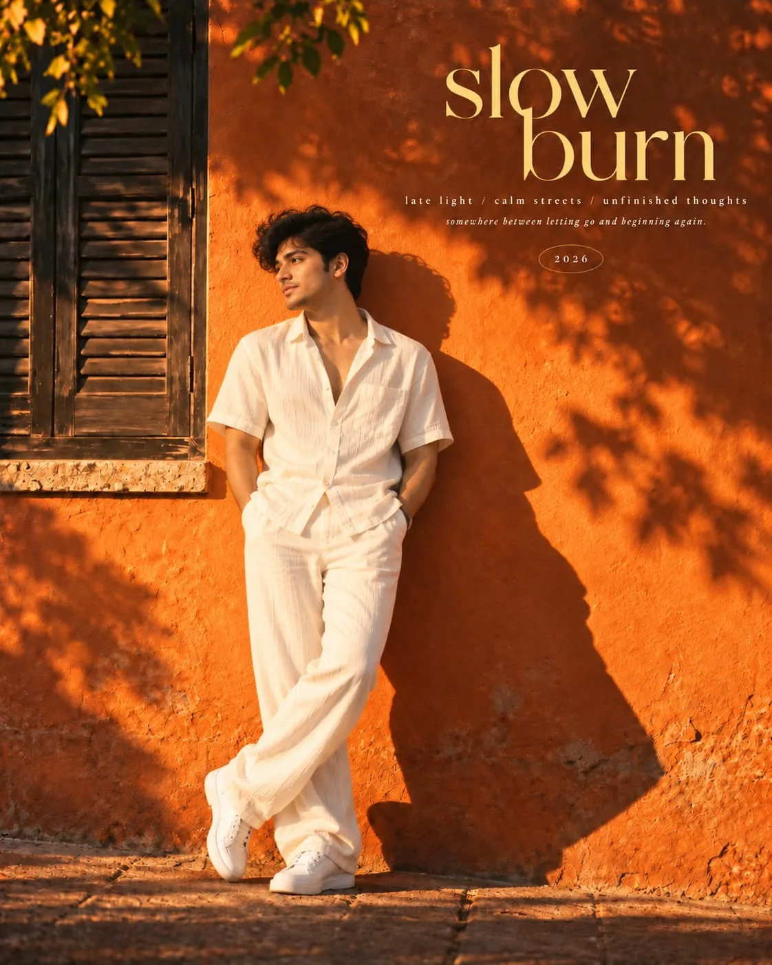 Editorial fashion photograph.