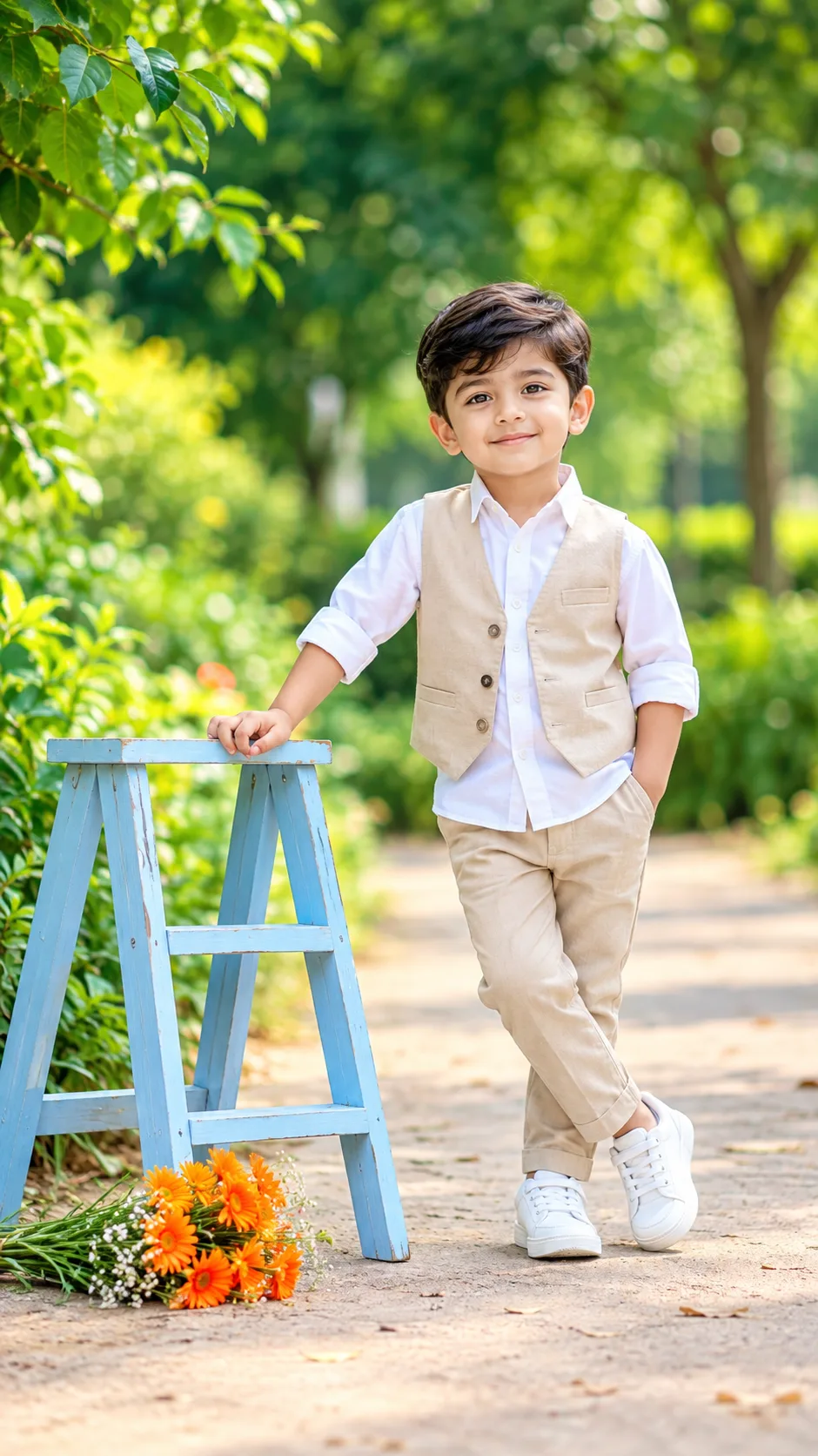 Cute Boy Beautiful Pose