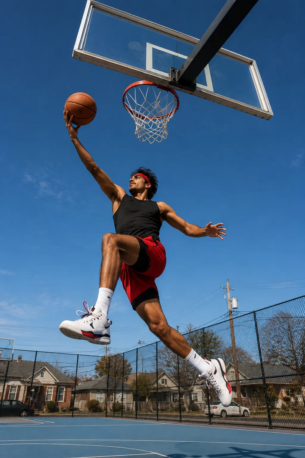 Cinematic Basketball Dunk