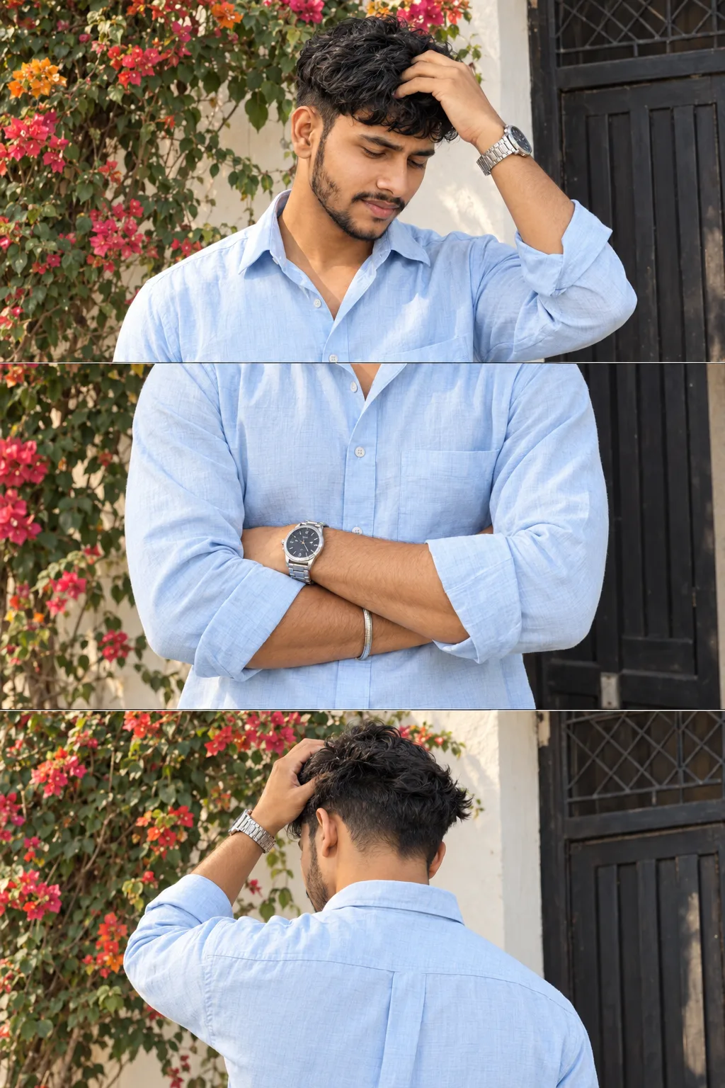 Sky Blue Triptych