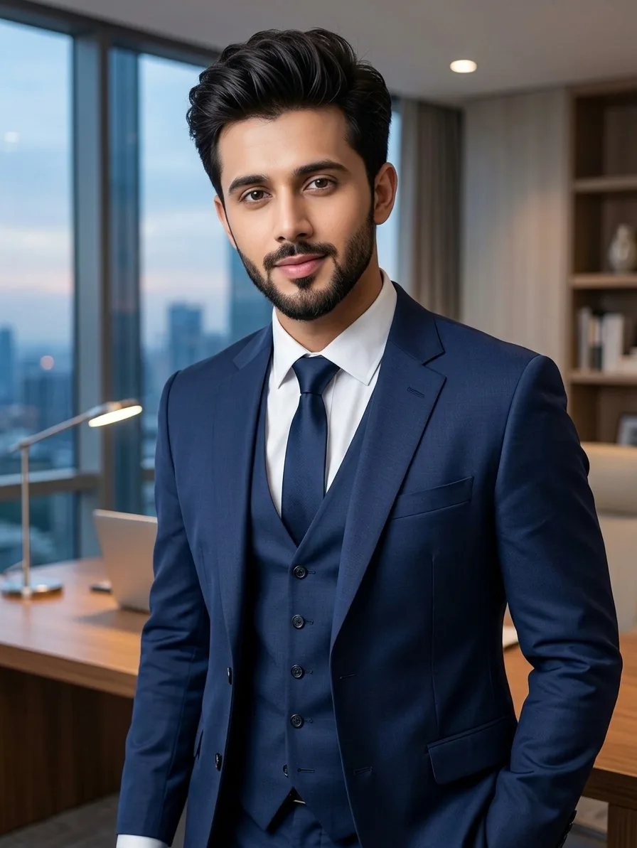 Executive Three Piece Suit Portrait