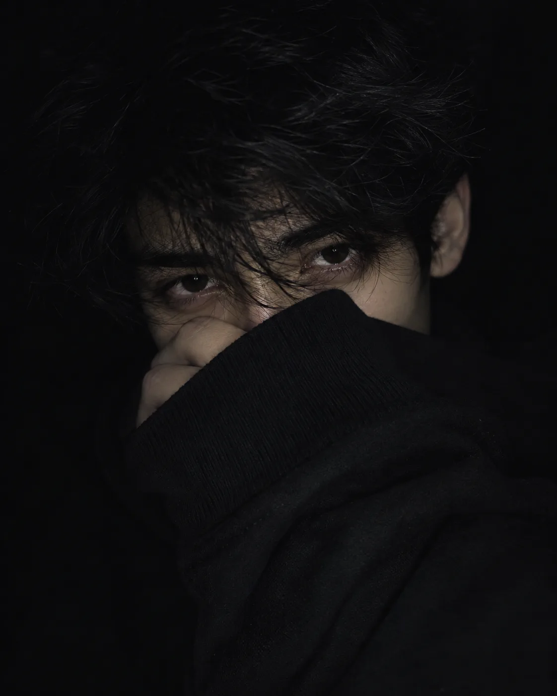 Ultra realistic cinematic eye poster