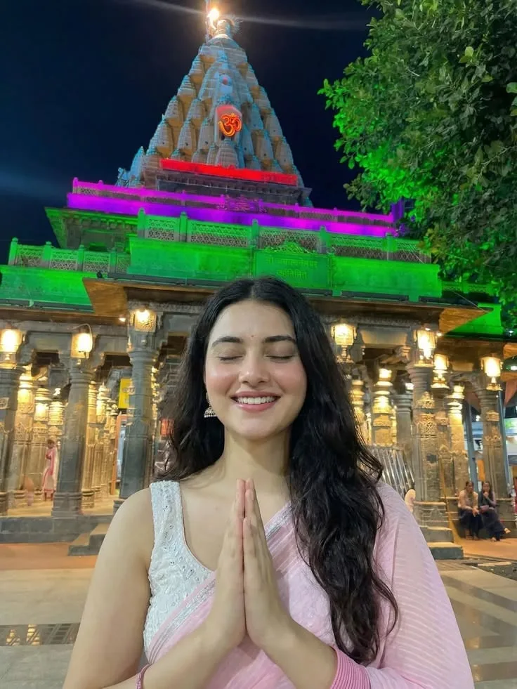 Blessed Under the Temple Lights 🙏✨