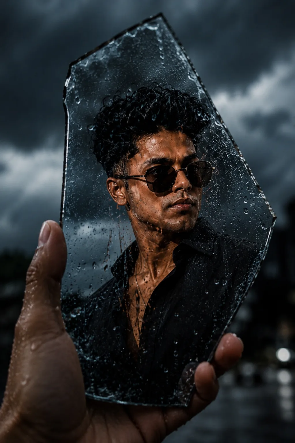 Broken mirror