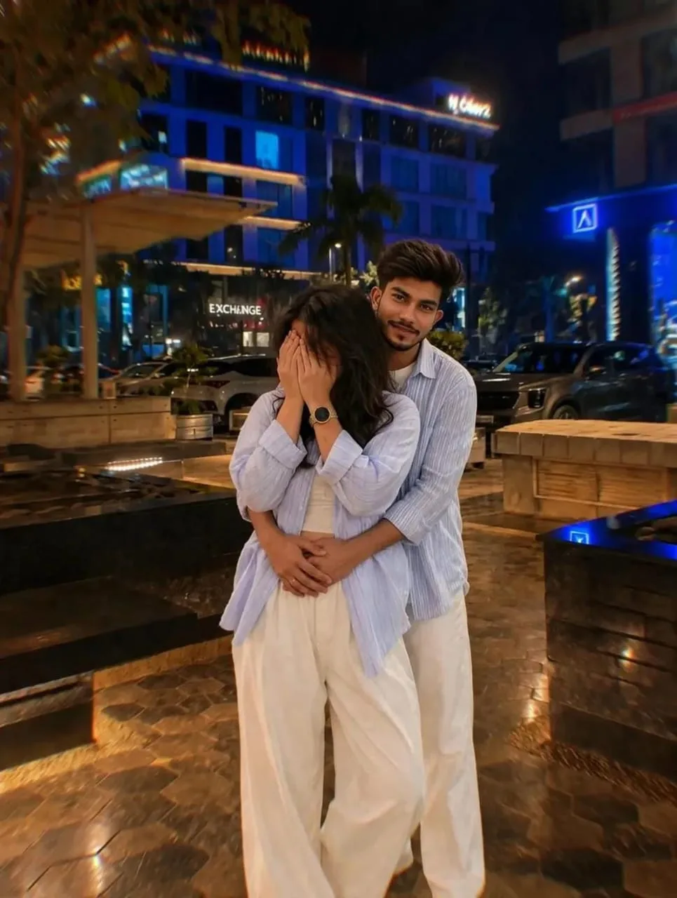 Romantic Night Embrace
