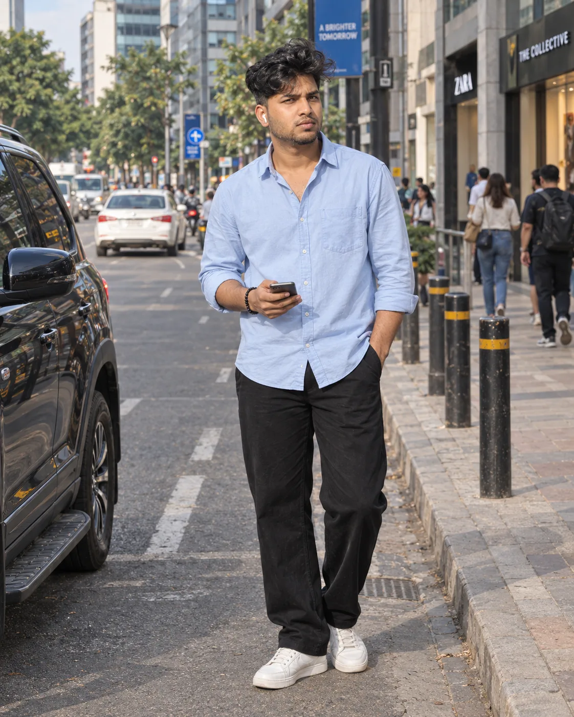 Casual Street-Style Portrait