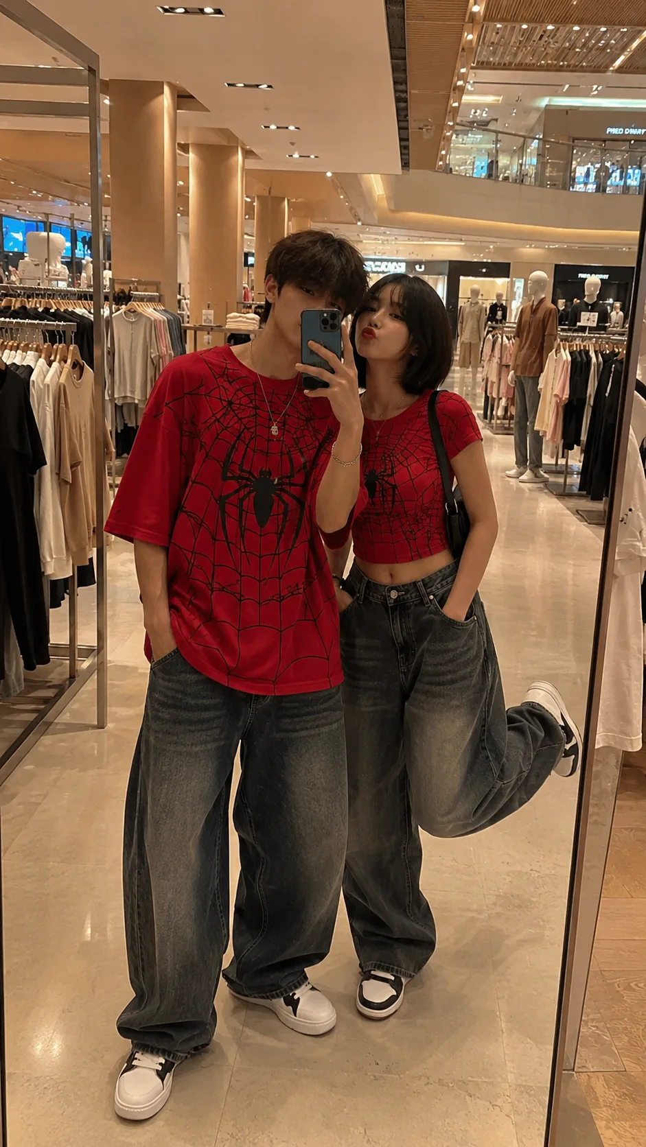 SPIDER COUPLE DUO SELFIE