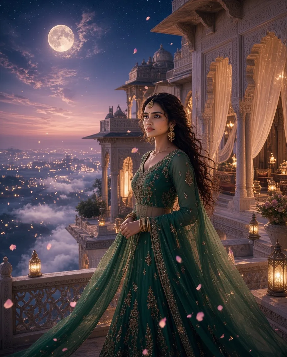 The Floating Palace at Twilight