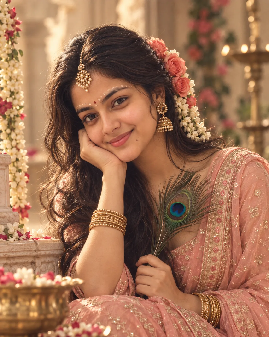 Radha Rani-inspired portrait